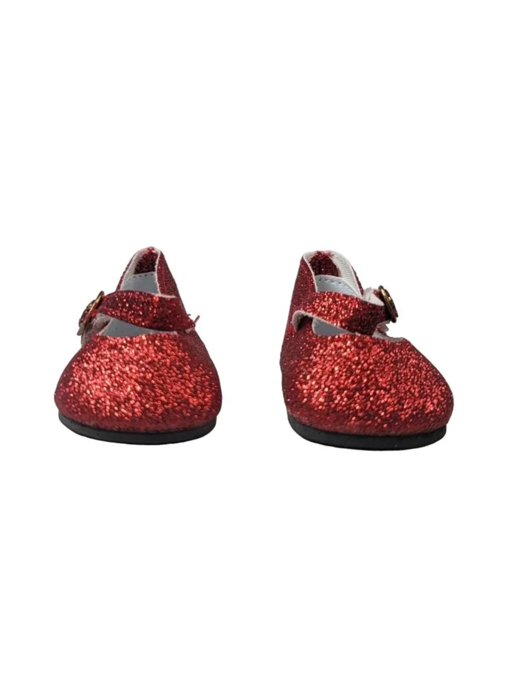 Mary Jane Red Glitter Shoes for 18